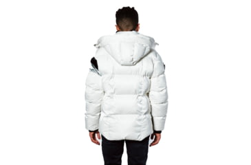 Image of Woodpecker Bumnester 3/4 Coat - Mens, Polar White, Small, 682670667525