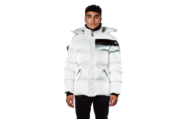 Image of Woodpecker Bumnester 3/4 Coat - Mens, Polar White, Small, 682670667525