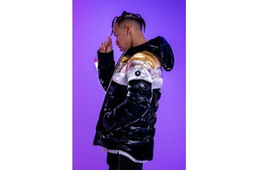 Image of Woodpecker Medium Weight Sparrow Coat - Mens, Firebird/Black Gold, XL, WPM004-FB-XL