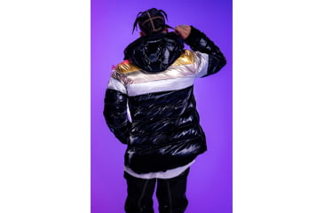 Image of Woodpecker Medium Weight Sparrow Coat - Mens, Firebird/Black Gold, XL, WPM004-FB-XL