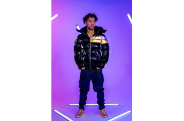 Image of Woodpecker Woody Bomber Jacket - Mens, Firebird Black, XL, WPM001-FB-XL