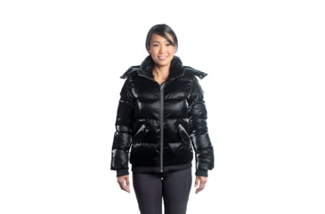 Image of Woodpecker Woody Bomber Jacket - Women's, All Wet Black, XLarge, WPW006-AWB-XL