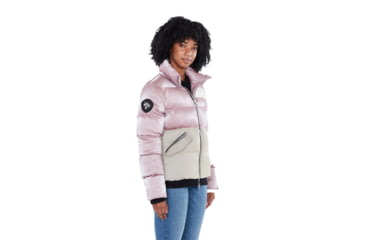 Image of Woodpecker Woody Bomber Jacket - Womens, Arctic Rose, Small, 688130588669