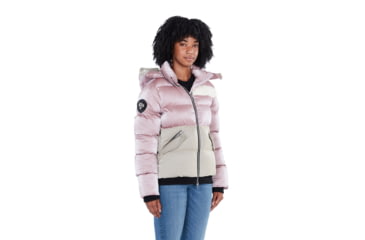 Image of Woodpecker Woody Bomber Jacket - Womens, Arctic Rose, Small, 688130588669