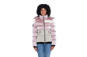 Image of Woodpecker Woody Bomber Jacket - Womens, Arctic Rose, Small, 688130588669