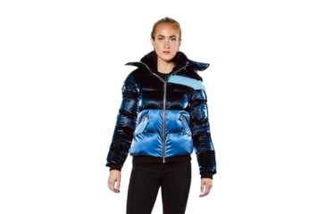 Image of Woodpecker Woody Bomber Jacket - Womens, Blue Steel, Small, 682670666986