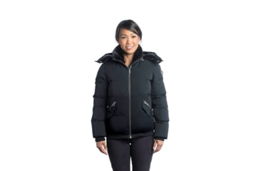 Image of Woodpecker Woody Bomber Jacket - Womens, Matt Black, Large, 682670666290