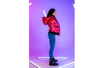 Image of Woodpecker Woody Bomber Jacket - Womens, Raspberry/Red, L, WPW006-RAS-L