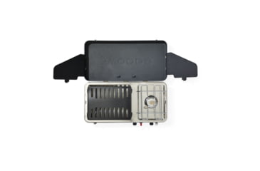 Image of Woods 2-in-1 Grill &amp; Burner Propane Camping Stove, Black, CTI0765983