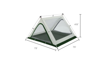 Image of Woods A-Frame 3-Person 3-Season Tent, Green, CTI0763235G