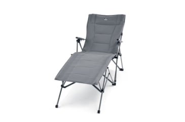 Image of Woods Ashcroft 3-Position Reclining Camping Lounger Chair, Gun Metal, CTI0765943G