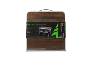 Image of Woods Folding Portable Camping Table Set w/ 4 Camping Chairs, CTI0765544
