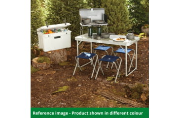Image of Woods Folding Portable Camping Table Set w/ 4 Camping Chairs, CTI0765544