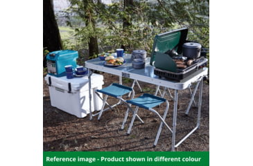 Image of Woods Folding Portable Camping Table Set w/ 4 Camping Chairs, CTI0765544