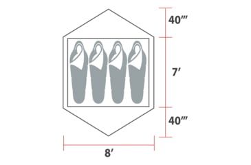 Image of Woods Lookout 4-Person 3-Season Tent, CTI0765840