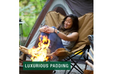 Image of Woods Mammoth Folding Padded Camping Chair, Dijon, CTI0765848