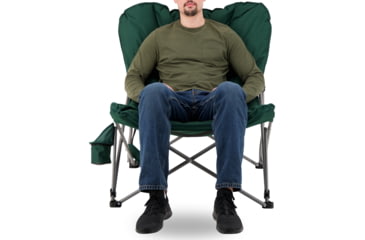 Image of Woods Mammoth Folding Padded Camping Chair, Green, CTI0765848W