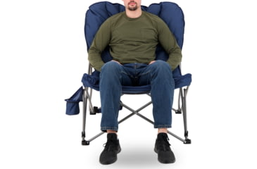 Image of Woods Mammoth Folding Padded Camping Chair, Navy, CTI0765848N
