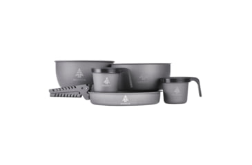 Image of Woods Nootka Anodized 5-pc Camping Cook Set, CTI0763520