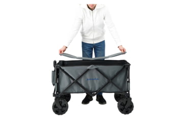 Image of Woods Outdoor Collapsible Utility King Wagon, 225 lb Capacity, Gray, CTI0762933