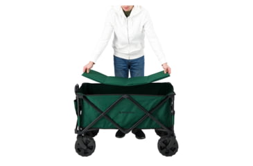 Image of Woods Outdoor Collapsible Utility King Wagon, 225 lb Capacity, Green, CTI0762933G