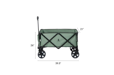 Image of Woods Outdoor Collapsible Utility King Wagon, 225 lb Capacity, Spray, CTI0762933S