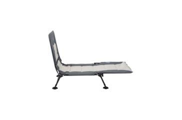 Image of Woods Portable Quick Set-up Folding Adjustable 2-in-1 Camping Lounger/Cot, Gray, CTI0765535