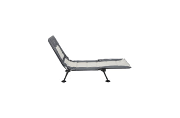 Image of Woods Portable Quick Set-up Folding Adjustable 2-in-1 Camping Lounger/Cot, Gray, CTI0765535