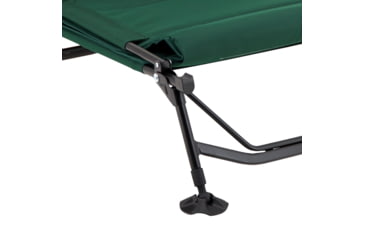 Image of Woods Portable Quick Set-up Folding Adjustable 2-in-1 Camping Lounger/Cot, Green, CTI0765535G