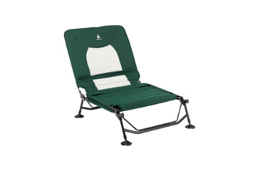 Image of Woods Portable Quick Set-up Folding Adjustable 2-in-1 Camping Lounger/Cot, Green, CTI0765535G