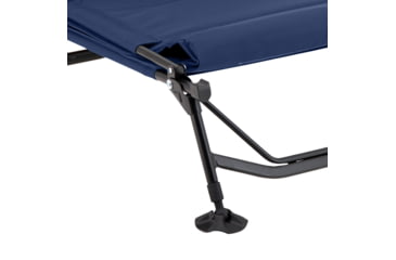 Image of Woods Portable Quick Set-up Folding Adjustable 2-in-1 Camping Lounger/Cot, Navy, CTI0765535N