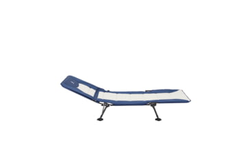 Image of Woods Portable Quick Set-up Folding Adjustable 2-in-1 Camping Lounger/Cot, Navy, CTI0765535N