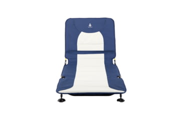 Image of Woods Portable Quick Set-up Folding Adjustable 2-in-1 Camping Lounger/Cot, Navy, CTI0765535N
