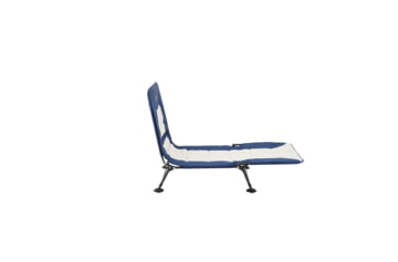 Image of Woods Portable Quick Set-up Folding Adjustable 2-in-1 Camping Lounger/Cot, Navy, CTI0765535N