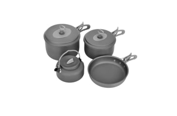 Image of Woods Selkirk Anodized 4-pc Camping Cook Set, CTI0766080