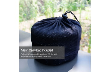 Image of Woods Selkirk Anodized 4-pc Camping Cook Set, CTI0766080