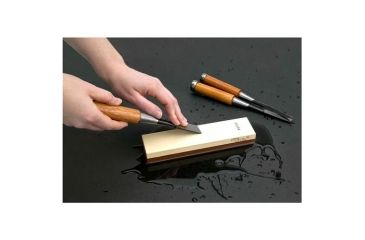 Image of Steelex 1,000 Grit/6,000 Grit Japanese Waterstone, 2-1/8" in. x 8-1/2 in. x 7/8 in. D1130