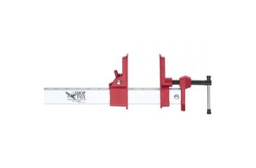 Image of Shop Fox 24 in. Aluminum Bar Clamp, Long Jaws, 2-5/16 in. Throat Depth D2527