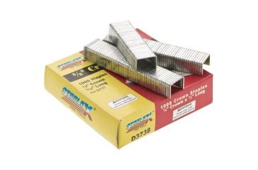 Image of Woodstock 3/8in x 5/16in Crown Staples Box of 1000 D3738