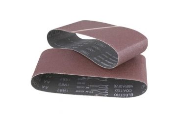 Image of Woodstock 3in x 24in 100 grit Aluminum Oxide Sanding Belt 2 pk. D1237