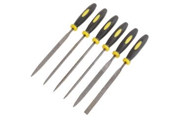 Image of Shop Fox 5-1/2in Assorted Rasp Set, 6 pc. D4574