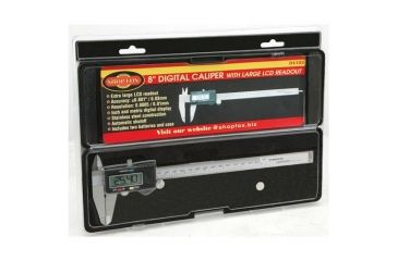 Image of Shop Fox 8 in. Stainless Steel Digital Caliper, Large LCD D4105