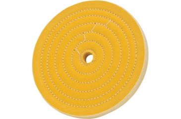 Image of Woodstock Hard Muslin Buffing Wheel, 6in. Diameter x 50 Ply x 1/2in. Hole D2514