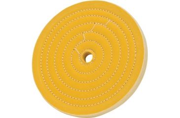 Image of Woodstock Hard Muslin Buffing Wheel, 6in. Diameter x 50 Ply x 3/4in. Hole D3089