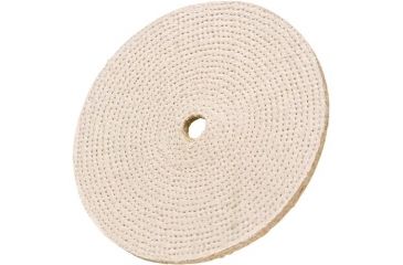 Image of Woodstock Hard Spiral Sewn Buffing Wheel, 8in. Diameter x 1/2in. Ply x 3/4in. Hole D3094