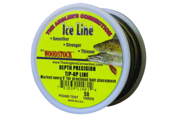 Image of Woodstock Metered Tip-Up Line Number 20 50Yd Blk/Tan 12/Disp, 12-TU-50-20-MTR