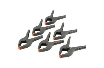 Image of Shop Fox Polymer Spring Clamp Set, 6 pc., 3in. D4069