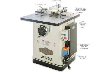 Image of Shop Fox 3 HP Shaper, W1702
