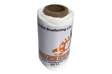 Image of Woody Wire Bowfishing Braided Line 300 ft., White, WW300
