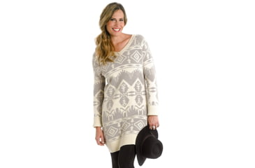 Image of Woolrich Brockden Fairisle Sweater Dress - Women's-Wool Cream-Small